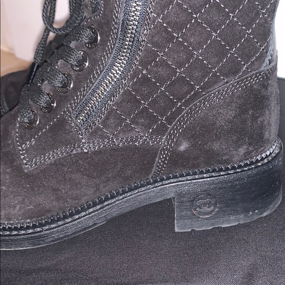 Chanel suede leather boots - Picture 9 of 10